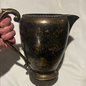Vintage Pitcher Silver Plated